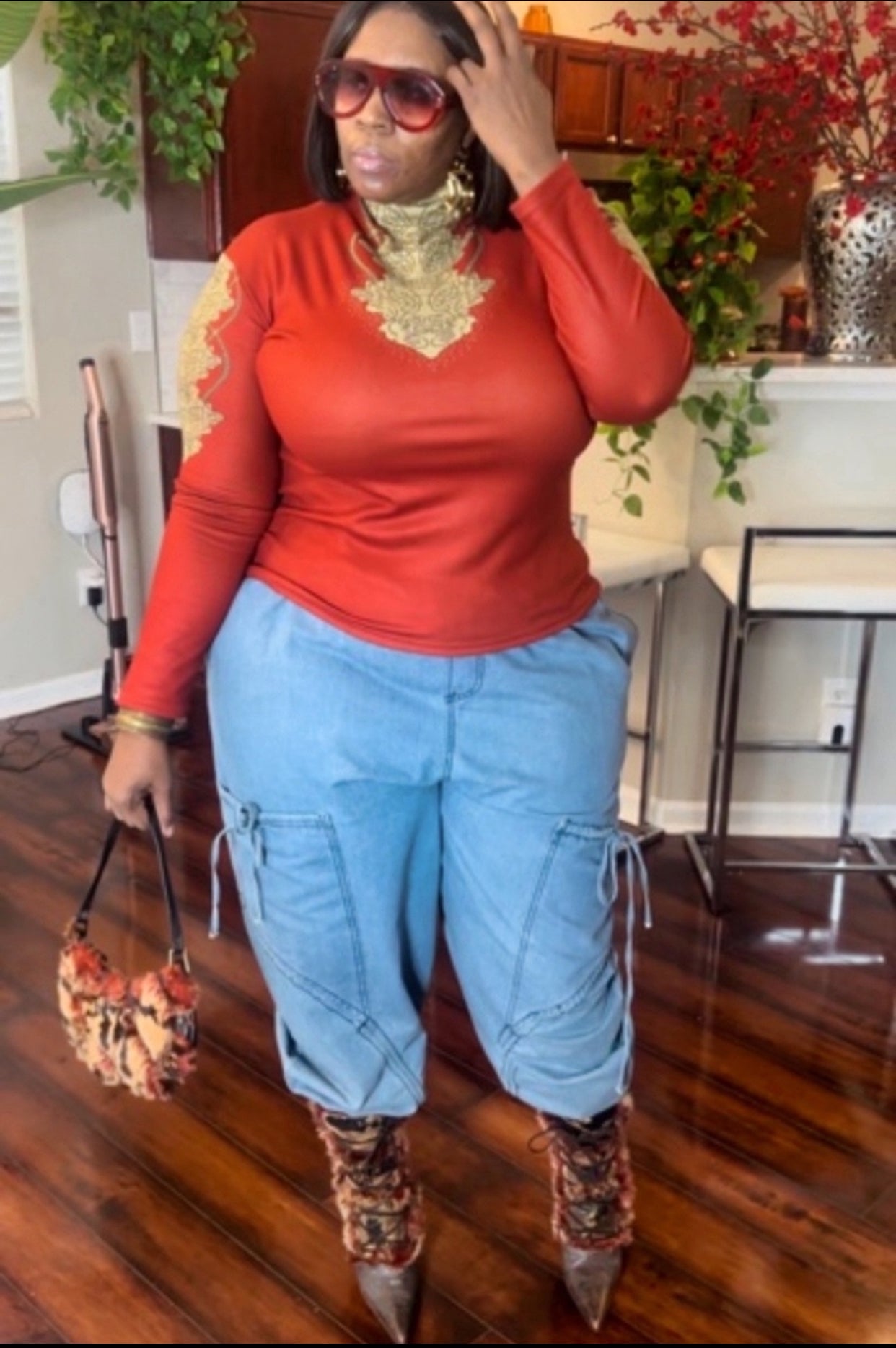 THE URBAN FLOW CARGO DENIM JEANS