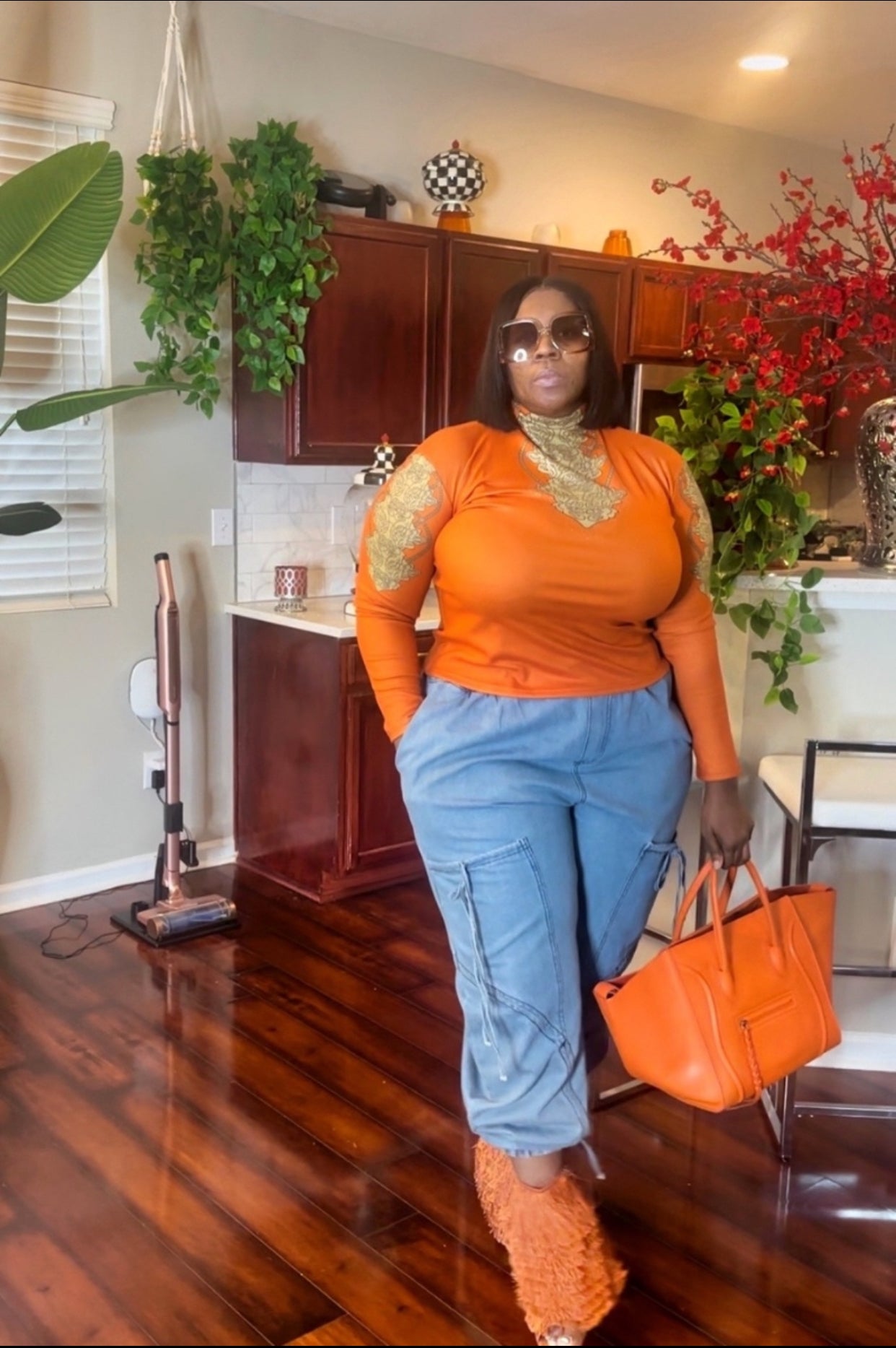 THE URBAN FLOW CARGO DENIM JEANS