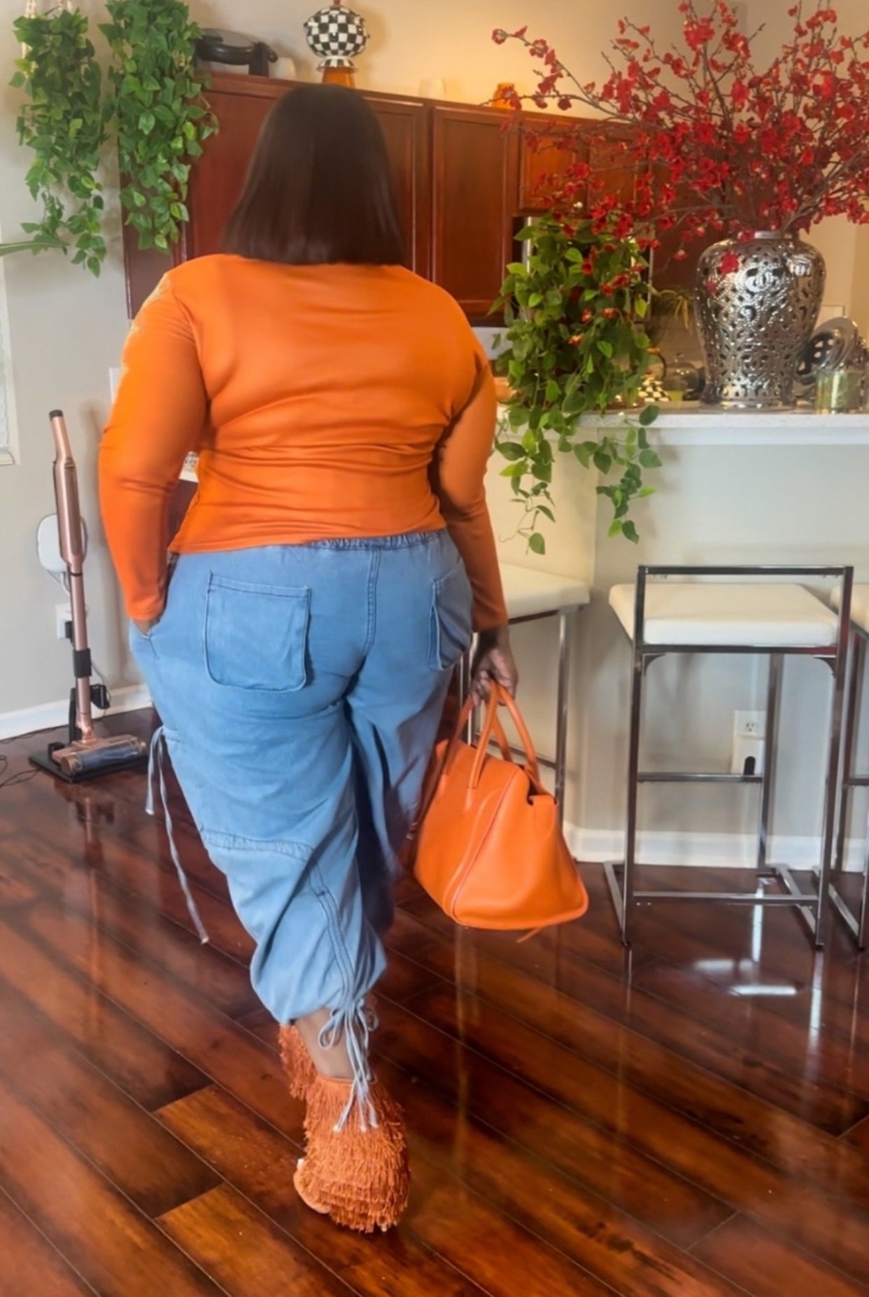 THE URBAN FLOW CARGO DENIM JEANS