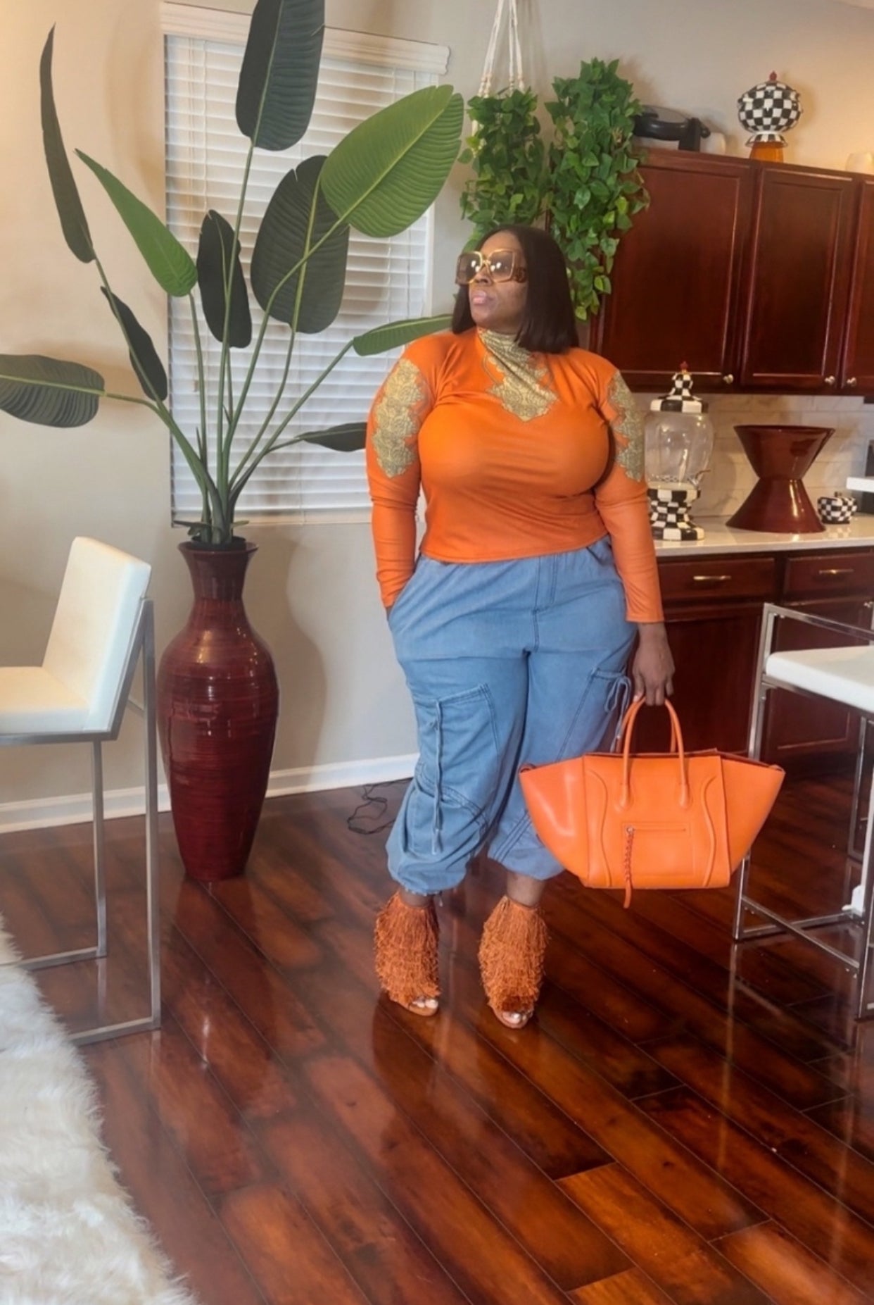 THE URBAN FLOW CARGO DENIM JEANS