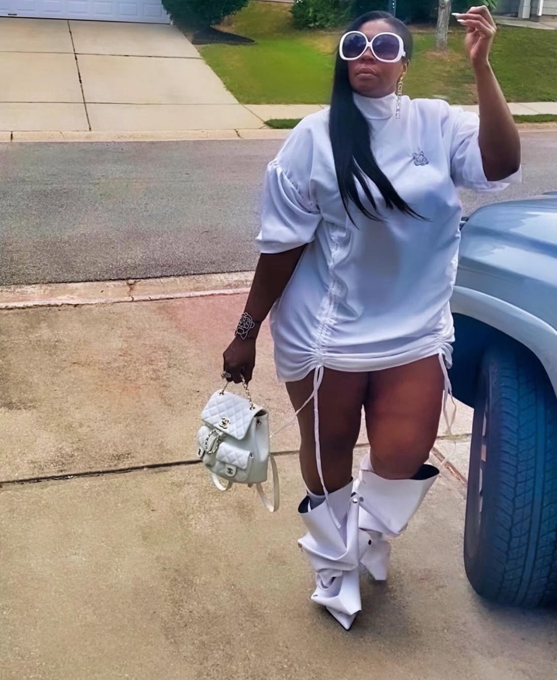 REDDS DrawString MINI DRESS