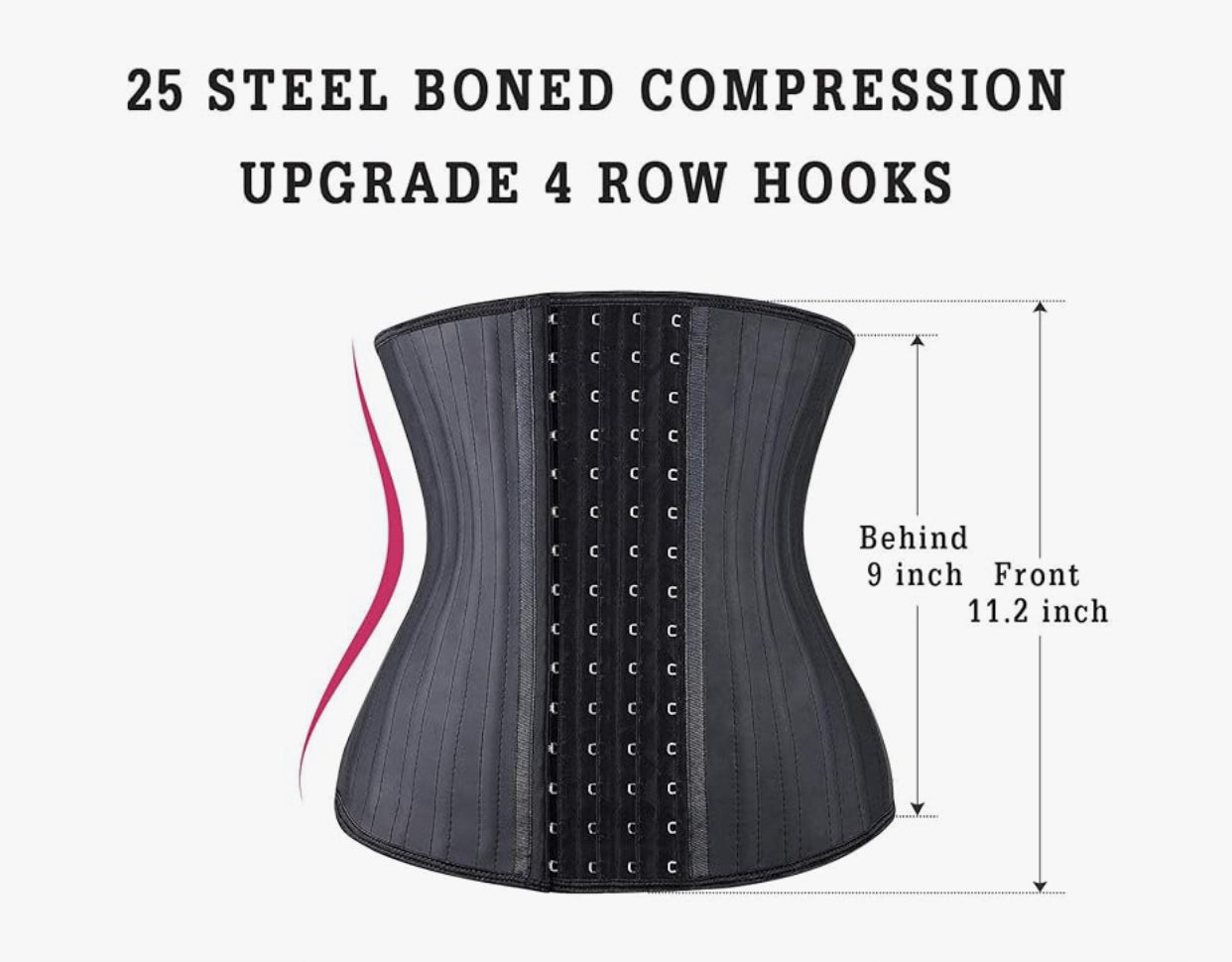 REDD’s Cage Design 4 Row Waist Trainer