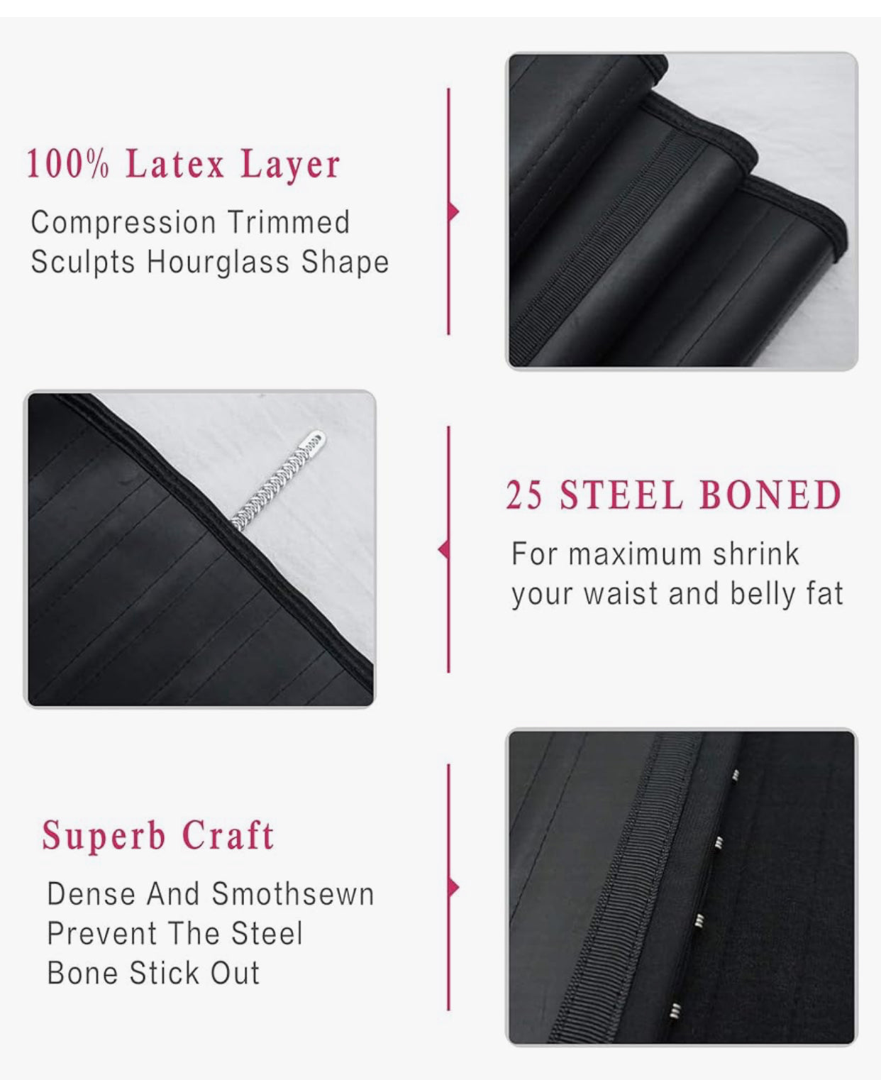 REDD’s Cage Design 4 Row Waist Trainer