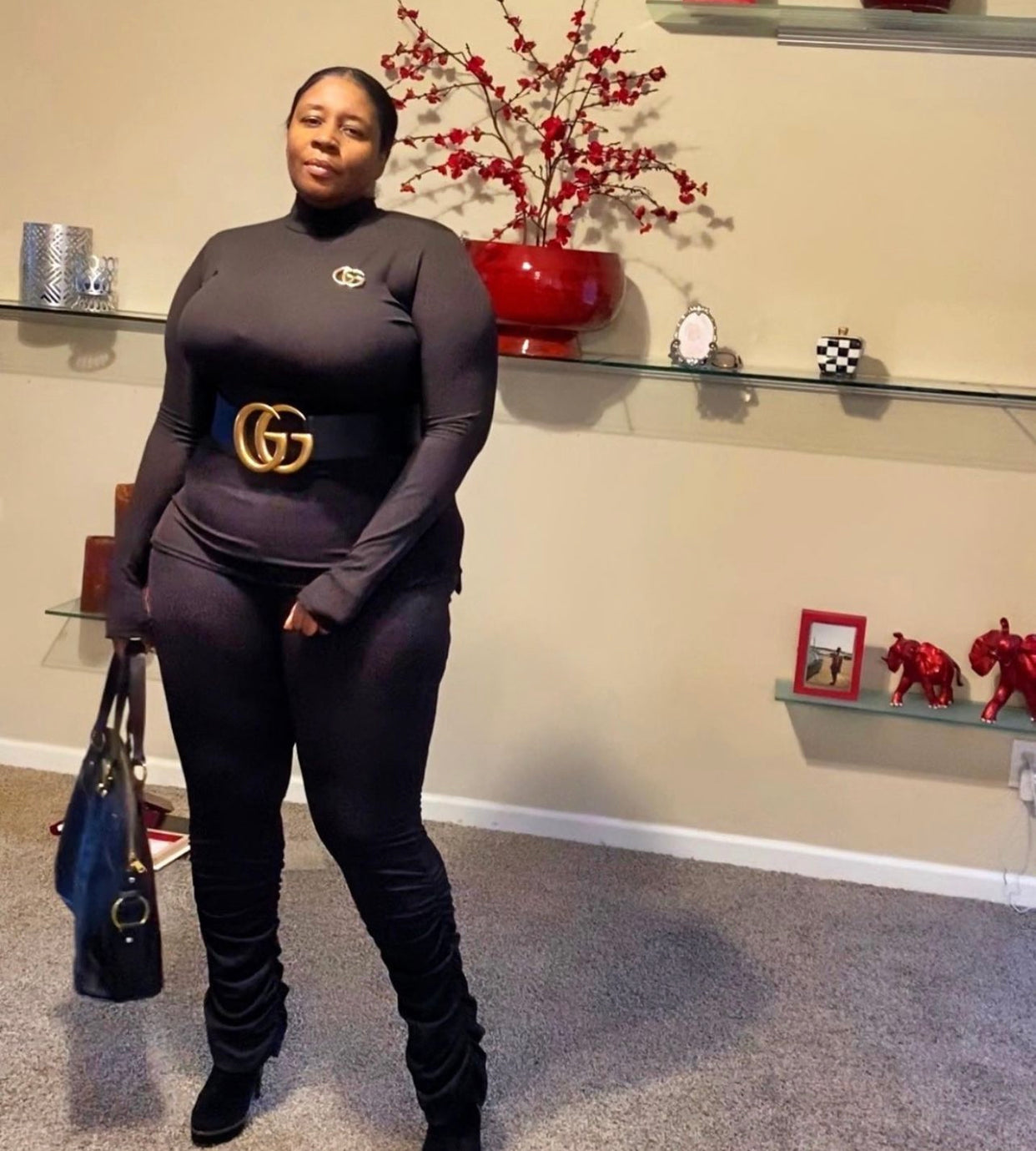 REDD’s Essential Ribbed Two Piece PANTS SET